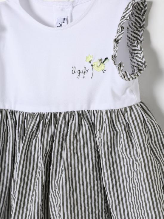 25FW [키즈] 일 구포 점프수트 P25VA331C1080 562 Grass Green - IL GUFO