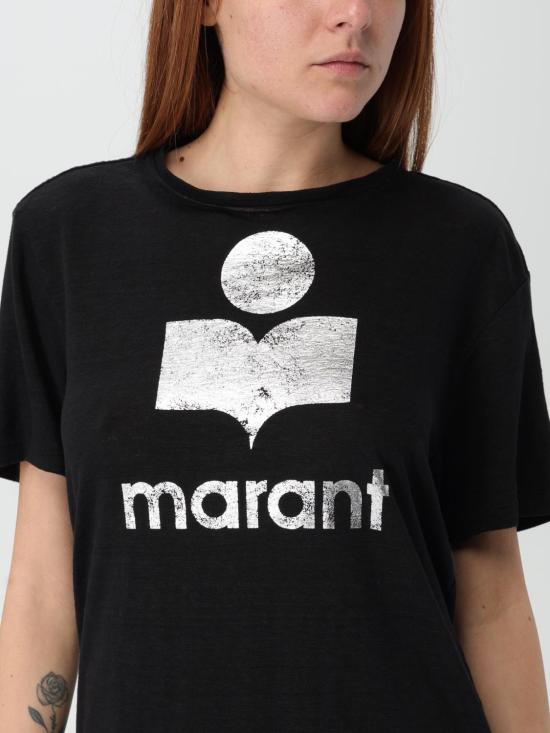 25FW 이자벨마랑에뚜왈 반팔 티셔츠 TS0001FBA1N10E 01BK Black - ISABEL MARANT ETOILE