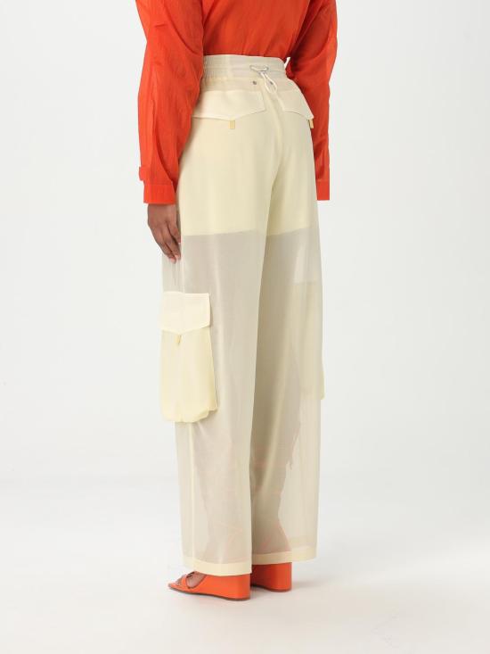 25FW 핑코 스트레이트 팬츠 104751A21F D22 Beige - PINKO