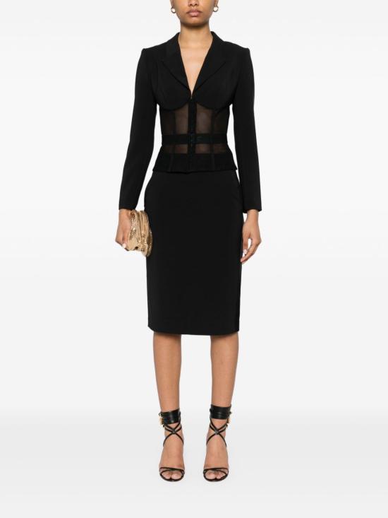 25SS 엘리자베타프랜치 자켓 GI13153E2 110 Black - ELISABETTA FRANCHI