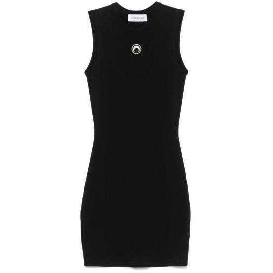25SS 마린세르 숏 원피스 WDR328ACKNI0511BK99 BLACK DOM