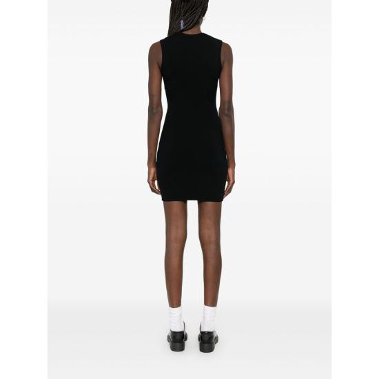 25SS 마린세르 숏 원피스 WDR328ACKNI0511BK99 BLACK DOM - MARINE SERRE