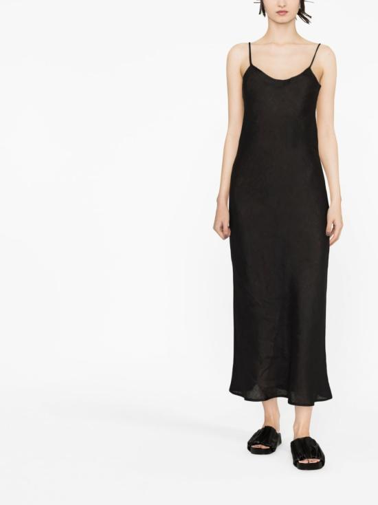 25SS 베이스레인지 롱 원피스 DRDYSL000 BLACK DOM - BASERANGE