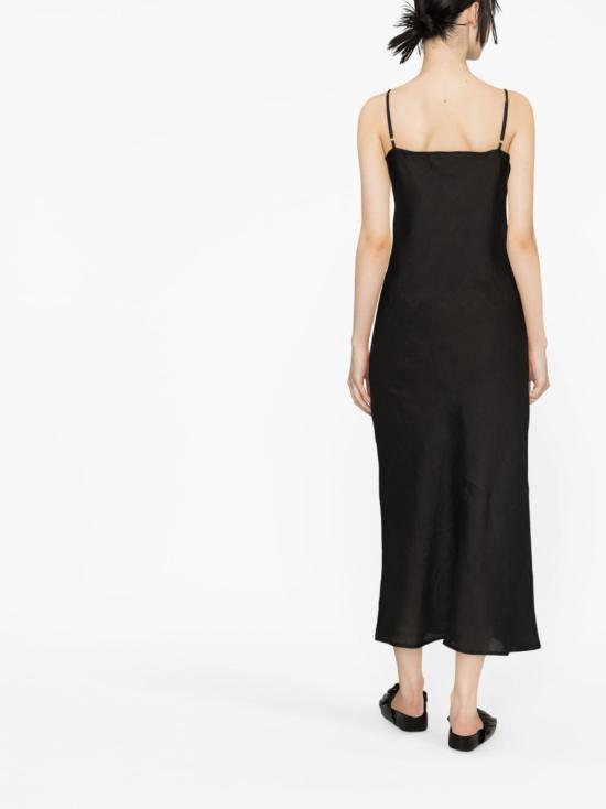 25SS 베이스레인지 롱 원피스 DRDYSL000 BLACK DOM - BASERANGE