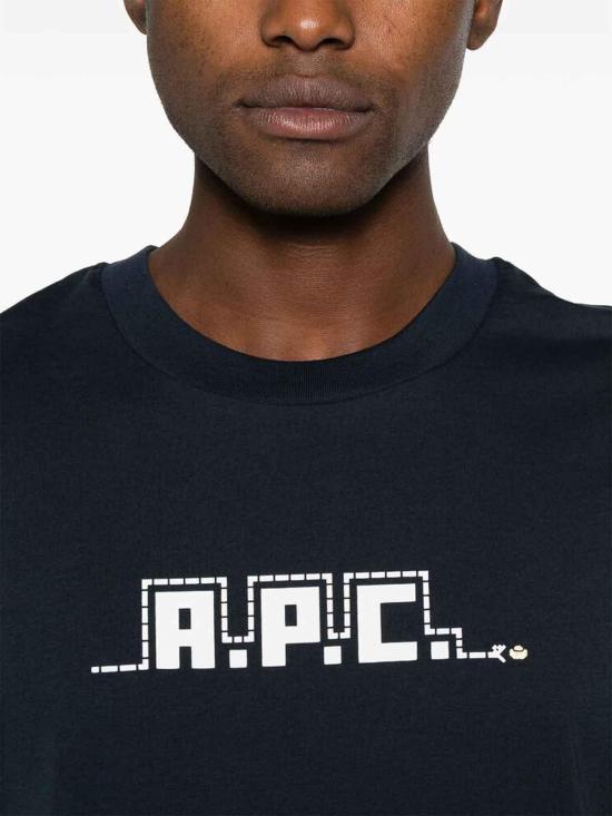 25SS 아페쎄 반팔 티셔츠 COHBWM26502IAK DARK NAVY DOM - A.P.C.