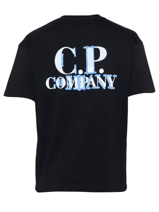 25SS 씨피 컴퍼니 반팔 티셔츠 18CMTS148A006586W888 TOTAL ECLIPSE DOM - C.P. COMPANY