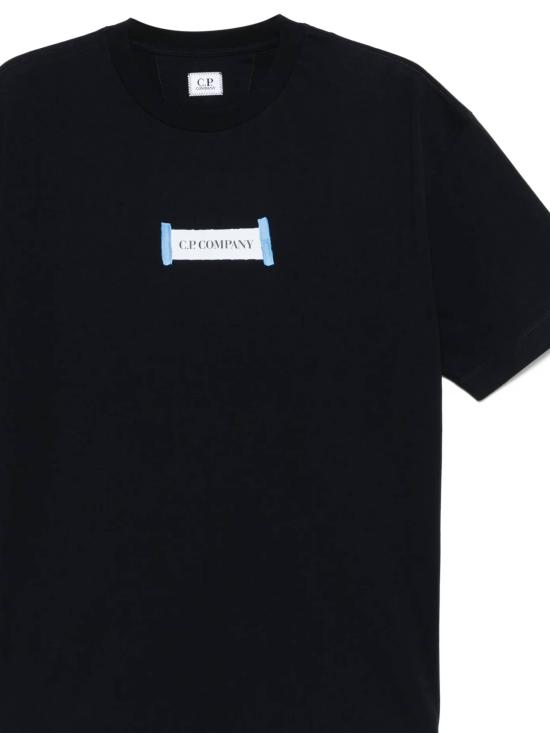 25SS 씨피 컴퍼니 반팔 티셔츠 18CMTS148A006586W888 TOTAL ECLIPSE DOM - C.P. COMPANY