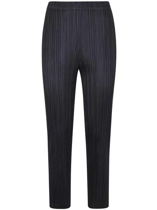 25SS 플리츠플리즈 스트레이트 팬츠 PP56JF371 15 Black