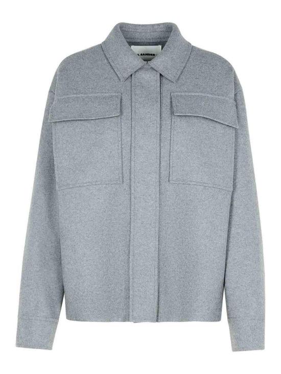  질샌더 셔츠 J40DL0152J20212025 Grey