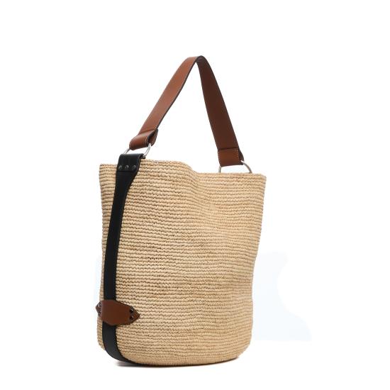 25SS 이자벨마랑 가방 PP0017FAA1X15M NLCG NATURAL COGNAC - ISABEL MARANT