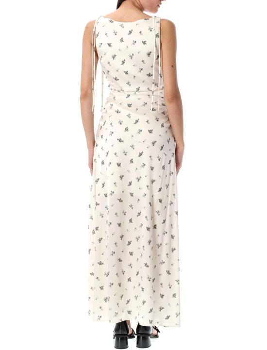 25SS 가니 롱 원피스 W02626757 135 EGRET FLOWER - GANNI