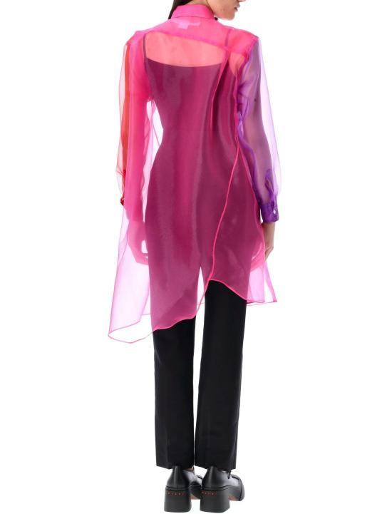 25SS 꼼데가르송 블라우스 GOB011051 1 PINK RED PURPLE - COMME DES GARCONS