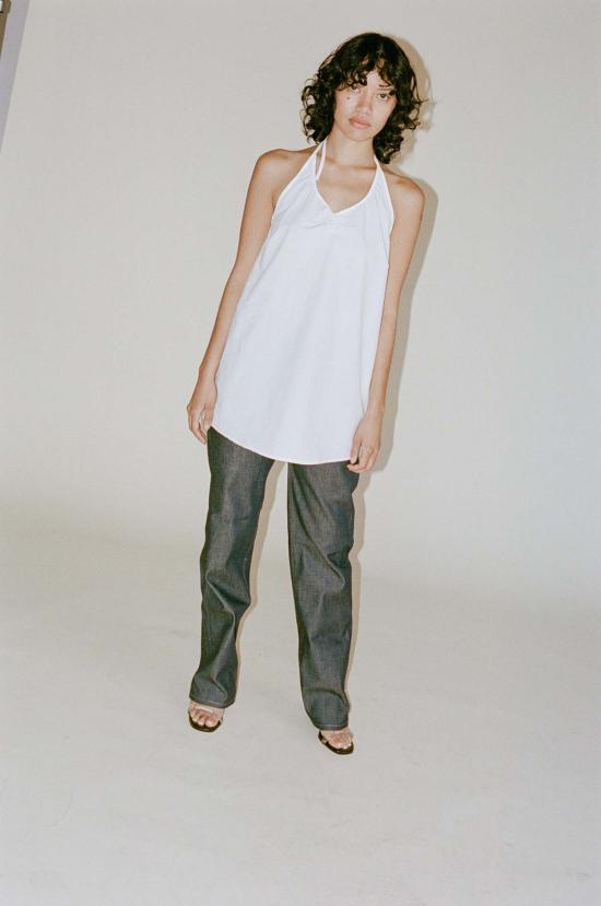  Olga Basha 데님 팬츠 올가 바샤 로렌스 미드 라이즈 진 - OTHER BRANDS