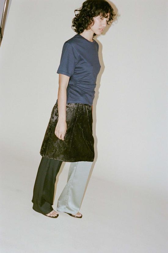  Sophia Fish 숏 스커트 소피아 피쉬 랩  자카드 - OTHER BRANDS