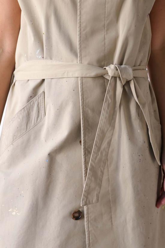  MM6 메종마르지엘라 트렌치 코트 Mm6 메종 마르지엘라 슬리브리스 - MM6 MAISON MARGIELA