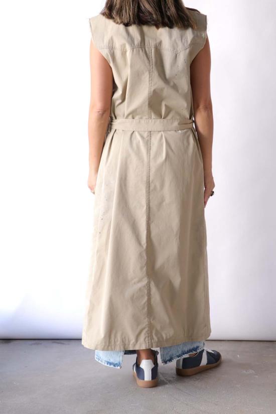  MM6 메종마르지엘라 트렌치 코트 Mm6 메종 마르지엘라 슬리브리스 - MM6 MAISON MARGIELA