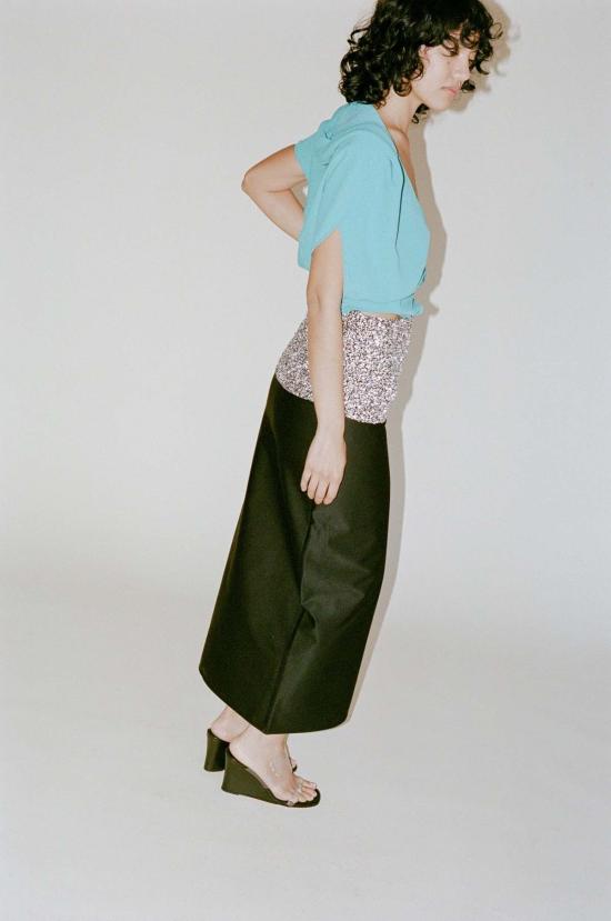  Michelle Del Rio 롱 스커트 미셸 델 리오 소피아 스커트 블랙 - OTHER BRANDS