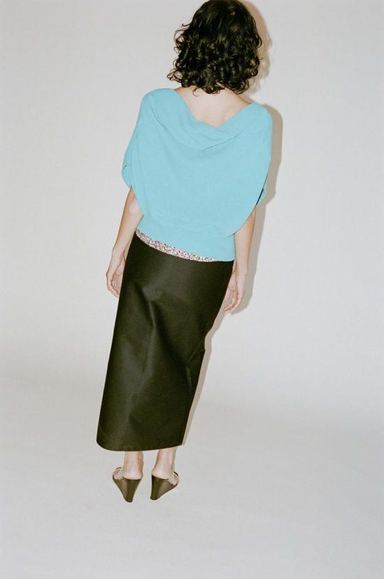  Michelle Del Rio 롱 스커트 미셸 델 리오 소피아 스커트 블랙 - OTHER BRANDS