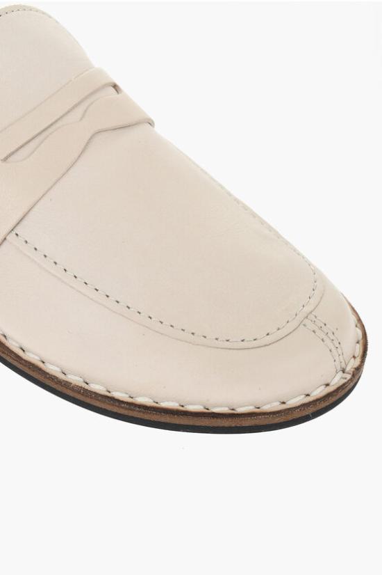  더로우 로퍼 F1489L74 TOFU Beige - THE ROW