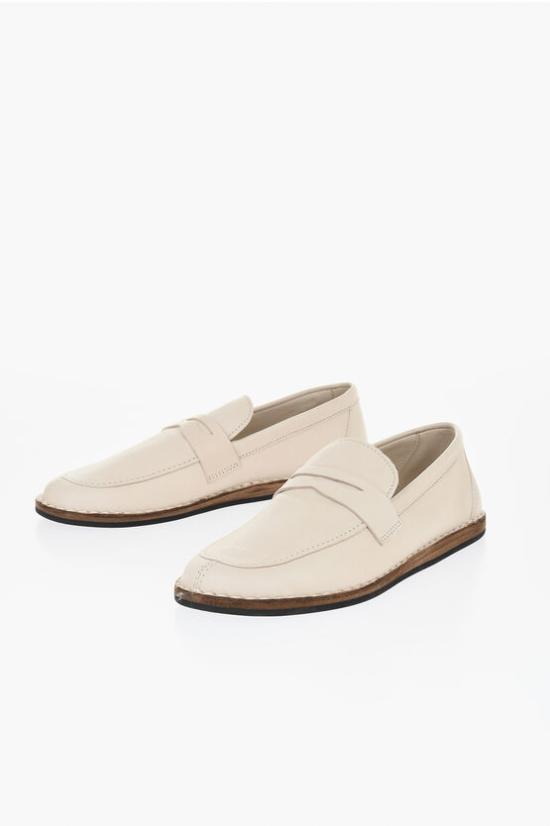  더로우 로퍼 F1489L74 TOFU Beige