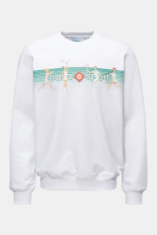  카사블랑카 긴팔 티셔츠 CSBM3FRSW015WH PLAYFUL STRIPES DOM