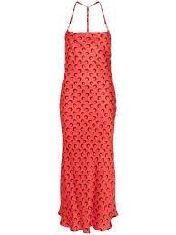 25SS 마린세르 롱 원피스 MRSW251PRDR045RD RED DOM