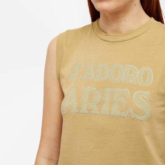  에리즈 어라이즈 민소매 티셔츠 STAR40800OLV DOM - ARIES ARISE