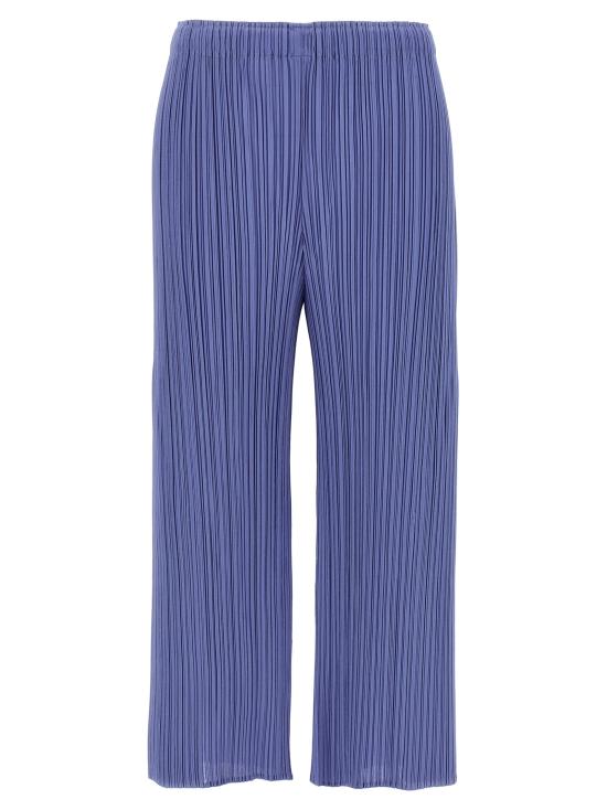 25SS 플리츠플리즈 스트레이트 팬츠 PP56JF13374 Purple