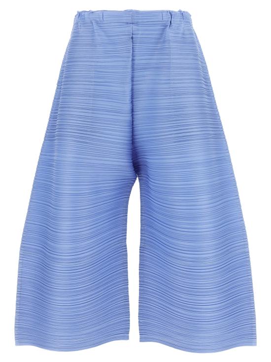 25SS 플리츠플리즈 스트레이트 팬츠 PP56JF38470 Light Blue