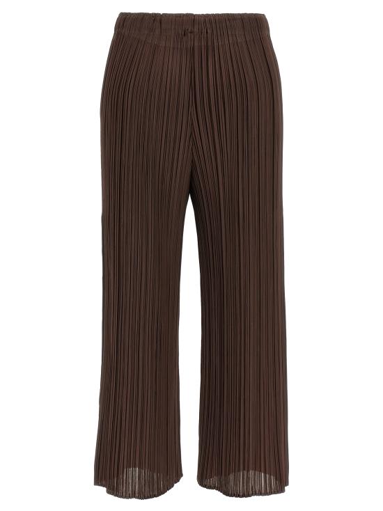 25FW 플리츠플리즈 스트레이트 팬츠 PP56JF13345 Brown - PLEATS PLEASE