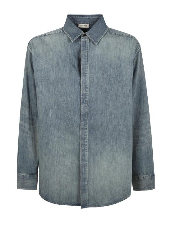 25SS 피어오브갓 데님 셔츠 FGE250 5011DNM MEDIUM INDIGO - FEAR OF GOD