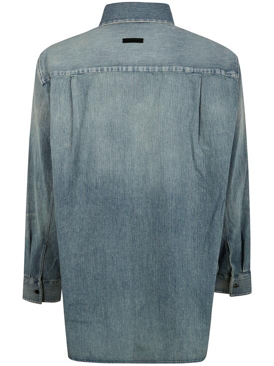 25SS 피어오브갓 데님 셔츠 FGE250 5011DNM MEDIUM INDIGO - FEAR OF GOD