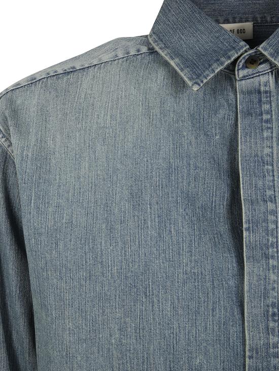 25SS 피어오브갓 데님 셔츠 FGE250 5011DNM MEDIUM INDIGO - FEAR OF GOD
