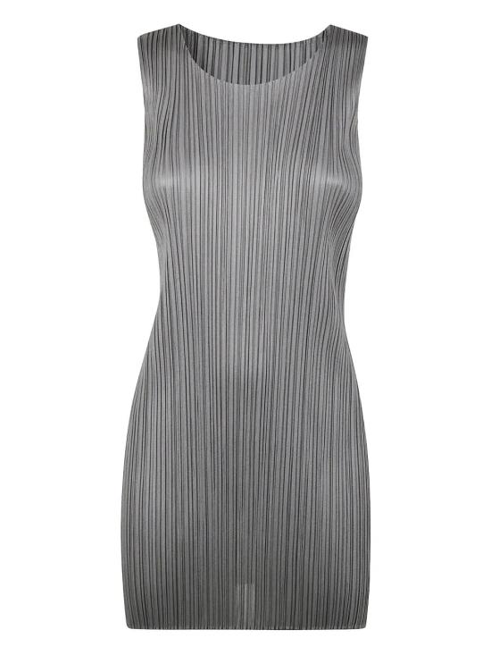 25SS 플리츠플리즈 숏 원피스 PP56JT107 12 GRAY - PLEATS PLEASE