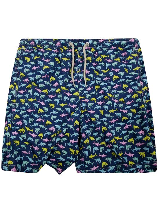 25SS [키즈] 세인트바쓰 스윔팬츠 JEA0004 01812H 61 SHARK TROUBLE MULTI P