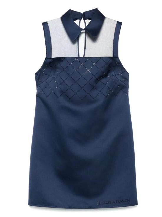  엘리자베타프랜치 숏 원피스 AB79652E2 DC8 SEA - ELISABETTA FRANCHI