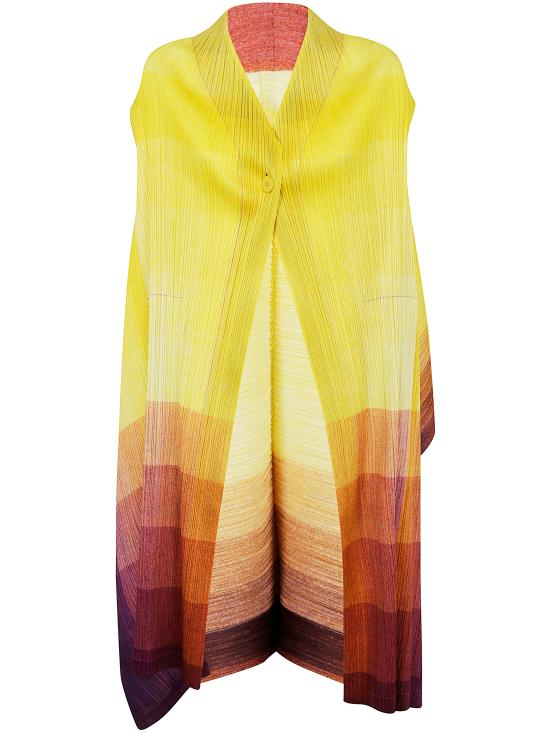 25SS 플리츠플리즈 가디건 PP56JE693 52 YELLOW - PLEATS PLEASE