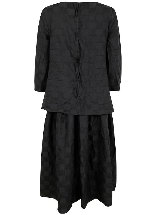 25SS 꼼데가르송 미디 원피스 RO O003 1 BLACK - COMME DES GARCONS