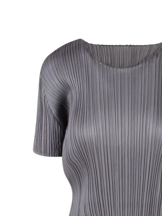 25SS 플리츠플리즈 반팔 티셔츠 PP56JK103 12 GRAY - PLEATS PLEASE