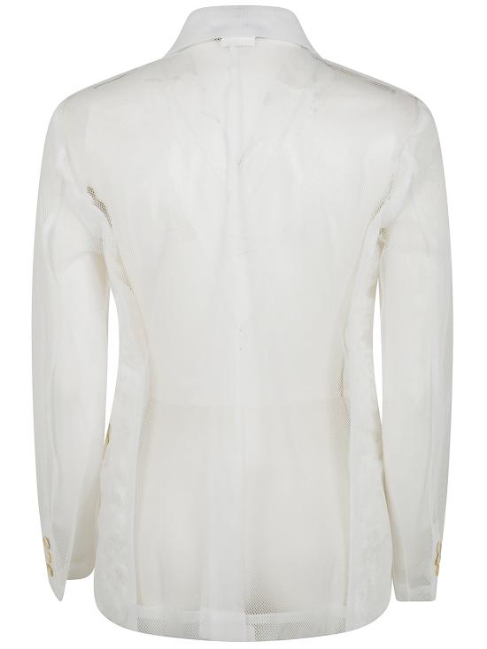 25SS 꼼데가르송 자켓 GO J005 1 WHITE WHITE - COMME DES GARCONS