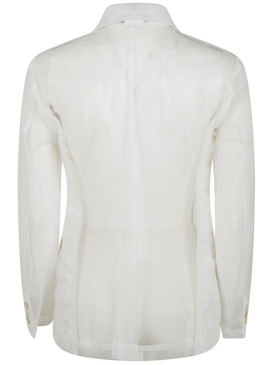 25SS 꼼데가르송 자켓 GO J005 1 WHITE WHITE - COMME DES GARCONS