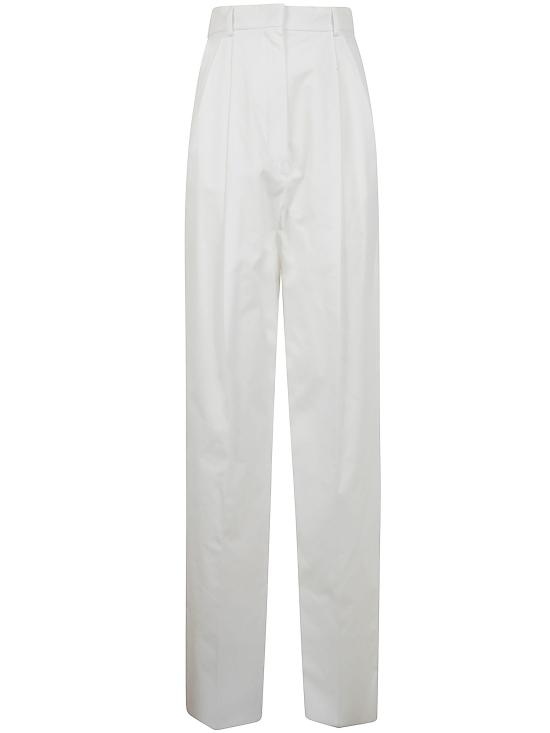 25SS 막스마라 스포츠막스 스트레이트 팬츠 2512131142600 001 OPTIC WHITE - SPORTMAX