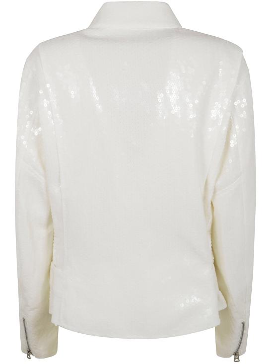  준야 와타나베 꼼데가르송 바이커 자켓 JO J015 2 WHITE WHITE - JUNYA WATANABE COMME DES GARCONS