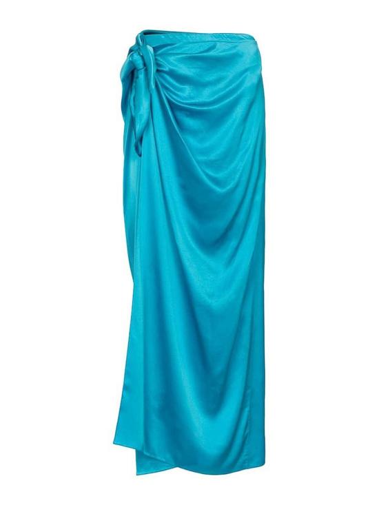  발렌시아가 롱 스커트 658183TKN014407 Blue