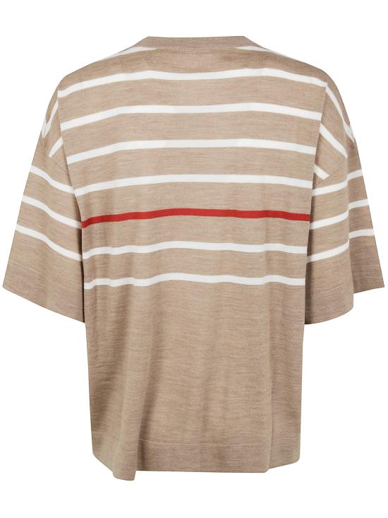 25SS 브루넬로 쿠치넬리 스웨터 M14808320 CLN87 BROWN - BRUNELLO CUCINELLI