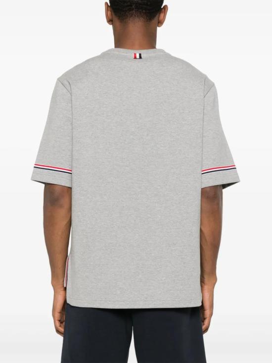 25SS 톰브라운 반팔 티셔츠 MJS282AJ0199 LT GREY 055 - THOM BROWNE