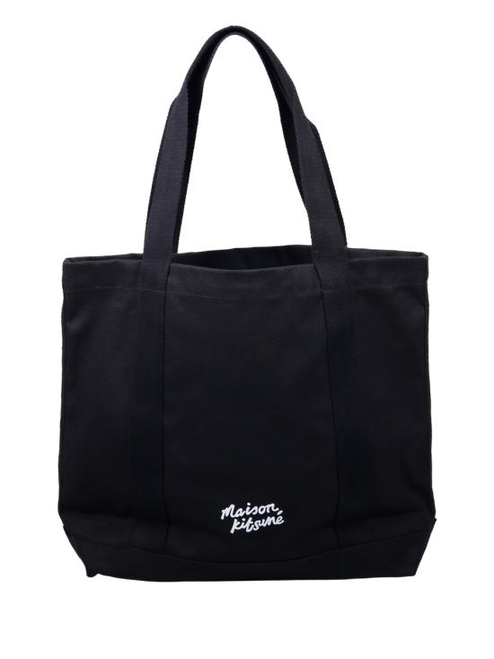 25SS 메종키츠네 폭스 헤드 토트백  LW05101WW0050 P199 BLACK - MAISON KITSUNE
