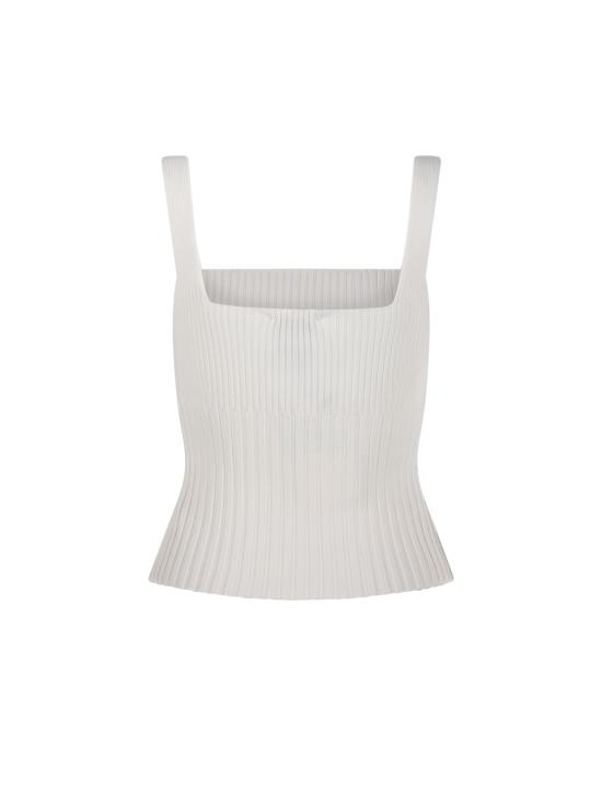 25SS 누드 민소매 티셔츠 1101E25033 01 OFF WHITE - NUDE