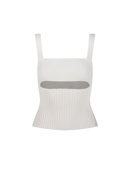 25SS 누드 민소매 티셔츠 1101E25033 01 OFF WHITE