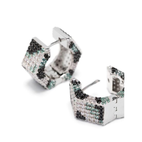 25SS 다카이 이어링 DIOR0031BBMSL SILVER BLACK - DARKAI